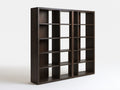 Regał biblioteczny ciemnobrązowy z płyty laminowanej 120 x 30 x 180 cm